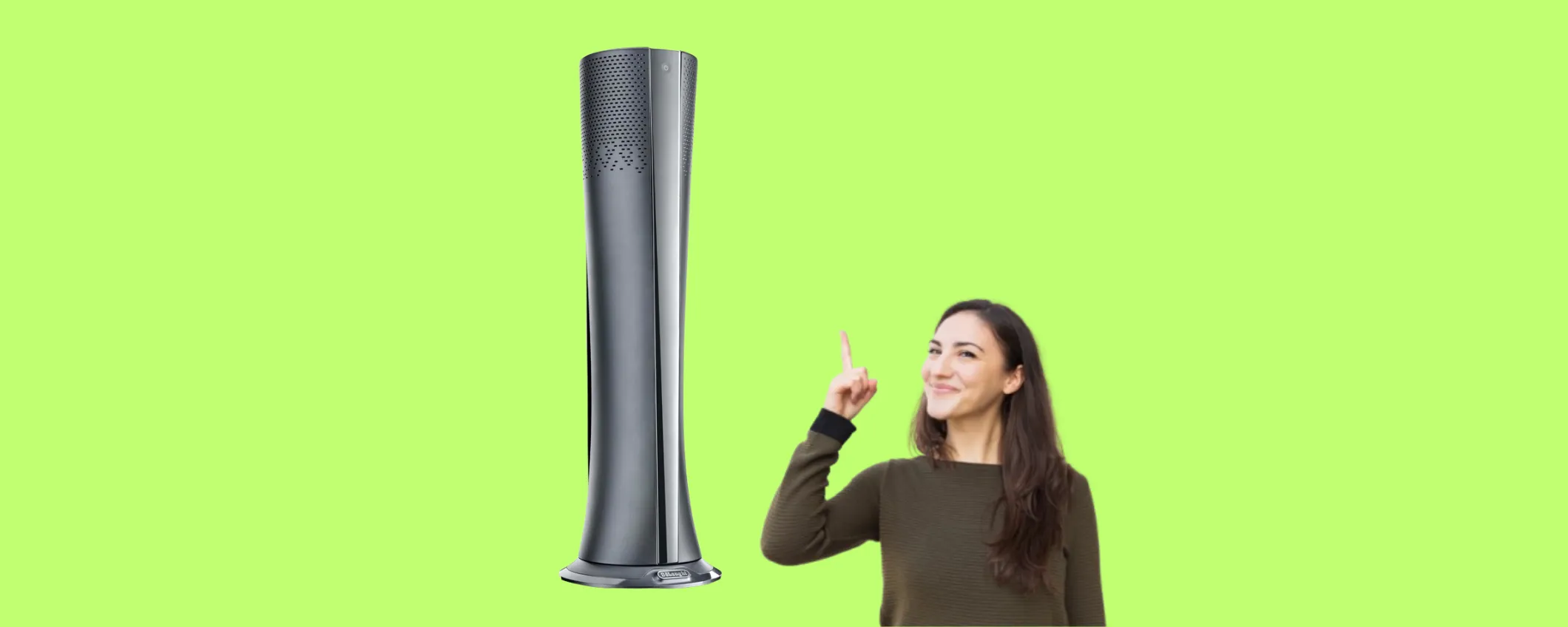 Il termoventilatore De'Longhi 3 in 1 che riscalda, rinfresca e purifica