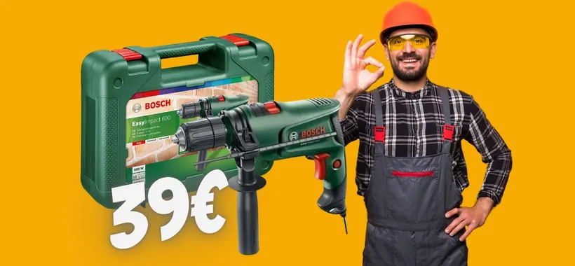 Bosch: trapano elettrico a percussione a PREZZO MAI VISTO (solo 39€)
