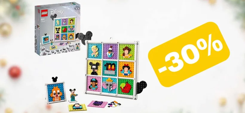 Set LEGO 100 anni di Icone Disney in SUPER OFFERTA Amazon (-30%)