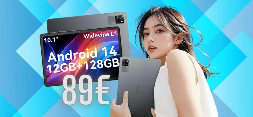 Blackview Tab60: tablet con Android 14 da 10" in doppio sconto 50% -70€
