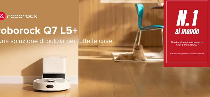 Offerta Lampo Amazon per il Robot Aspirapolvere roborock Q7 L5+: tutti lo comprano