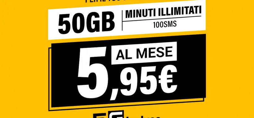 Fastweb Nexxt Mobile Light: 50GB a soli 5,95 euro!