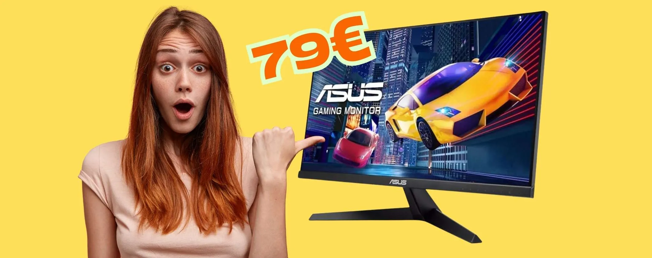 Monitor da gaming ASUS FHD da 23,8