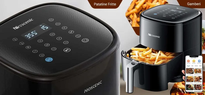Friggitrice ad aria SMART XL a prezzo SHOCK: liberati ora dai fornelli (79€)