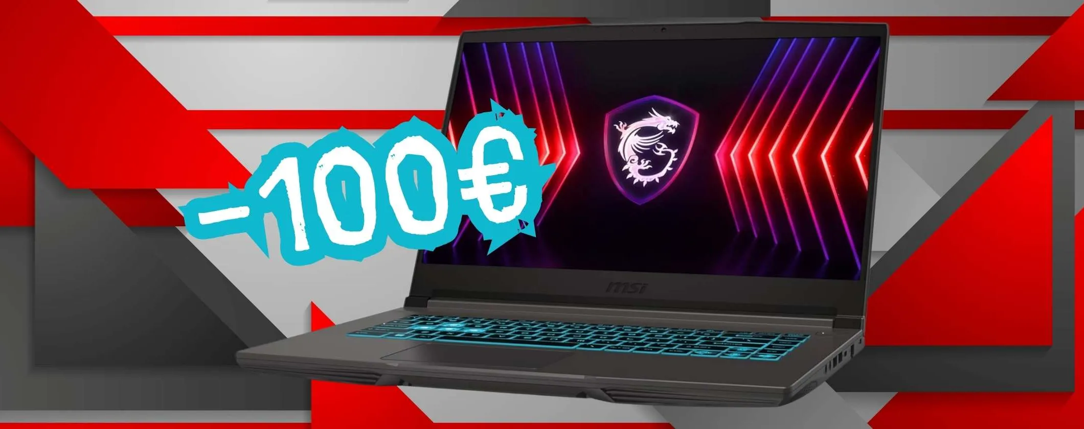 MSI Thin 15: notebook gaming con i7 e RTX 2050 a prezzo assurdo