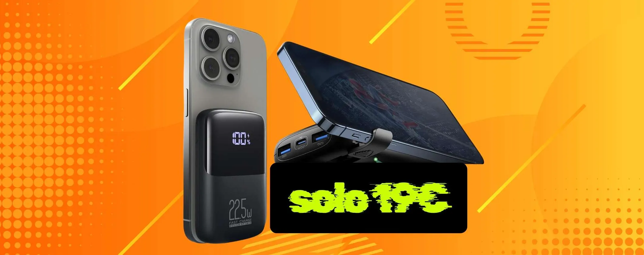 Dispositivi sempre carichi con il Power Bank INIU da 10000mAh (19€)