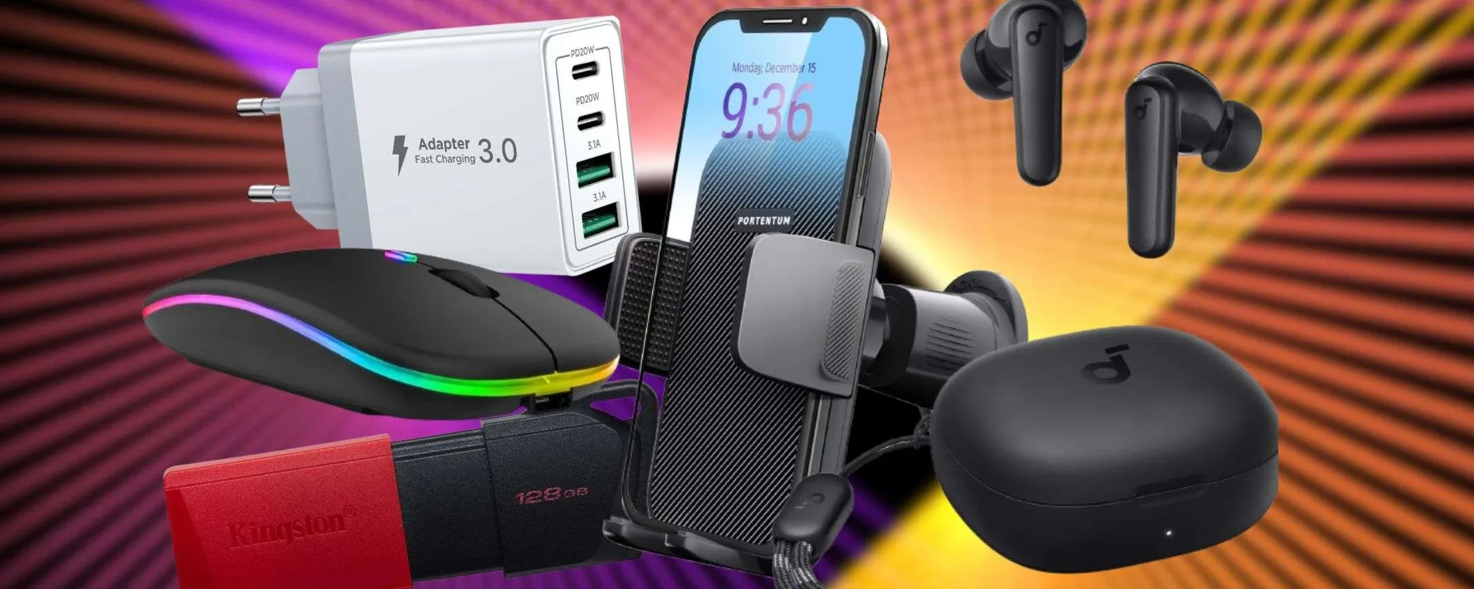 Tante cose tech da 5,94€ fino a 20€ su Amazon: BOMBETTE Amazon assurde