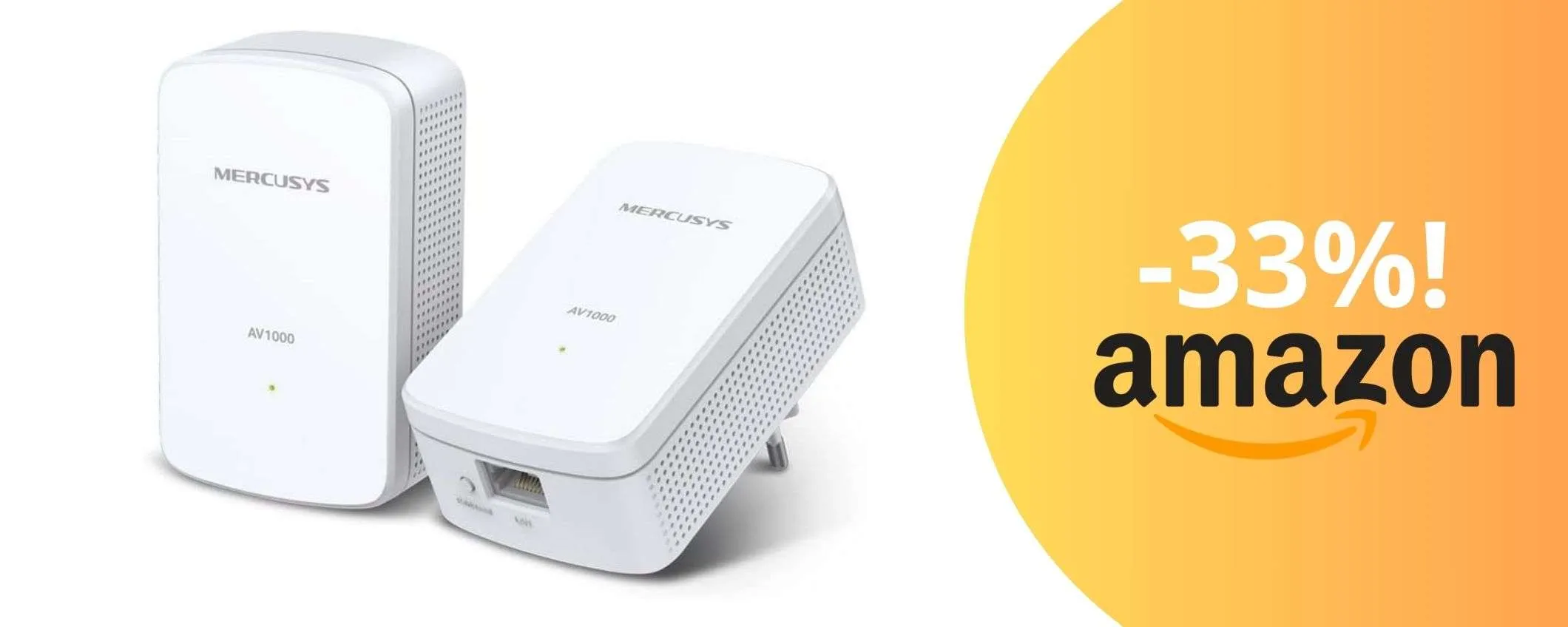 Connessione veloce e stabile in ogni angolo della tua casa con la tecnologia Powerline