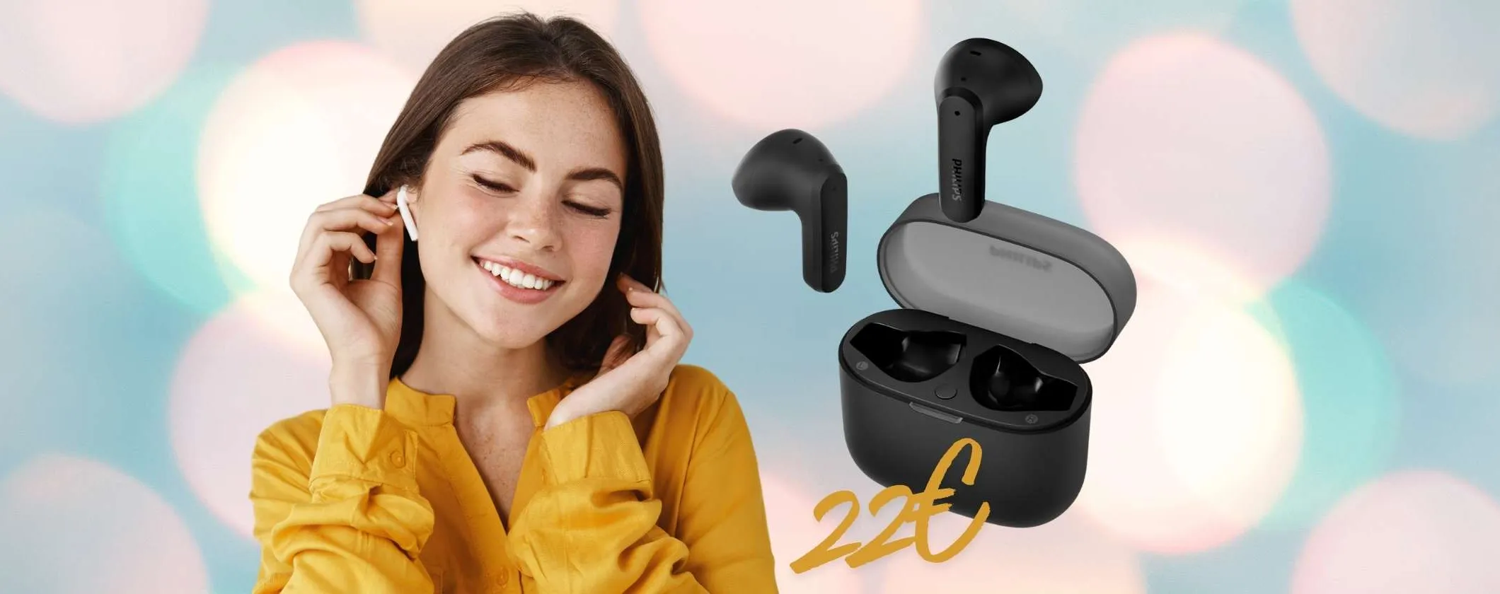 Auricolari wireless Philips: super economici ma non deludono
