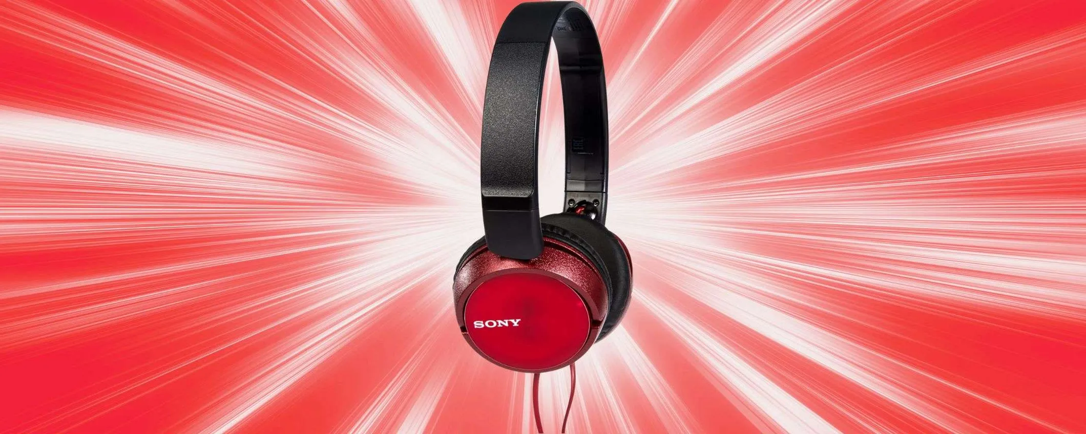 Cuffie pieghevoli Sony: alta qualità a PREZZO STRACCIATO (-37%)
