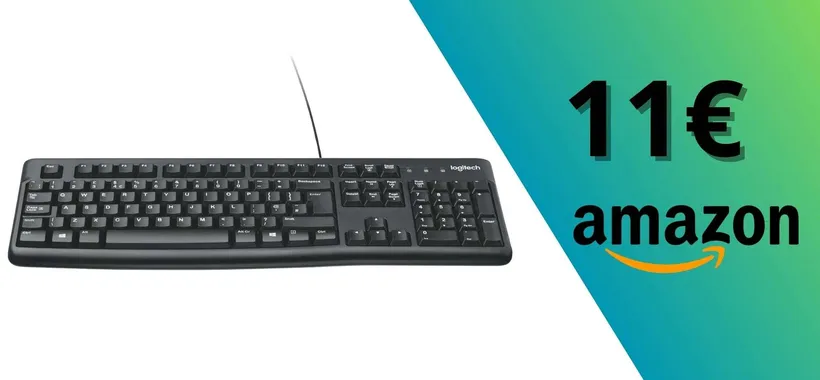 Logitech K120 a soli 11,67€: tastiera cablata affidabile con sconto imperdibile