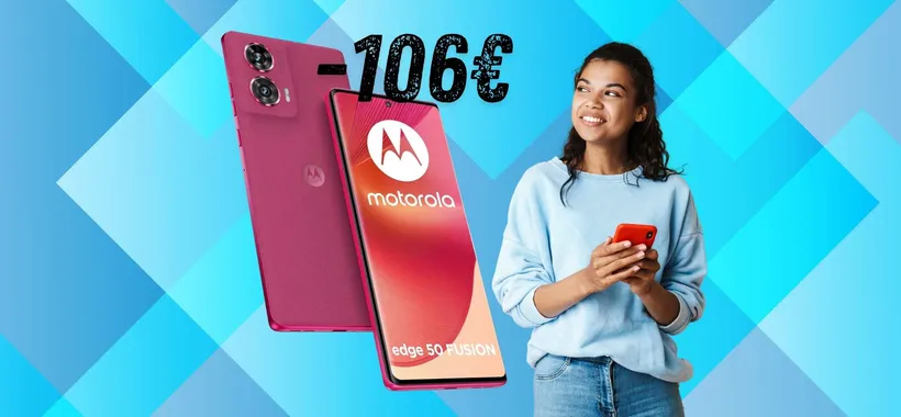 Motorola edge 50 fusion in OFFERTA a 106€ in MENO è un best buy assoluto