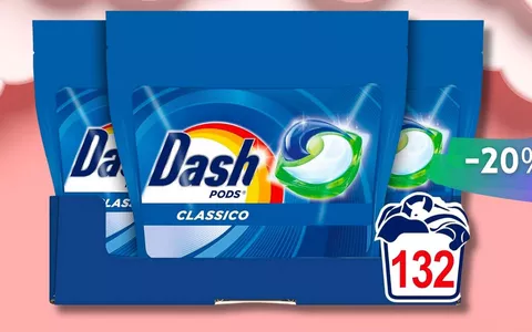 Dash Pods per lavatrice, 132 lavaggi a casa a prezzo RISTRETTO