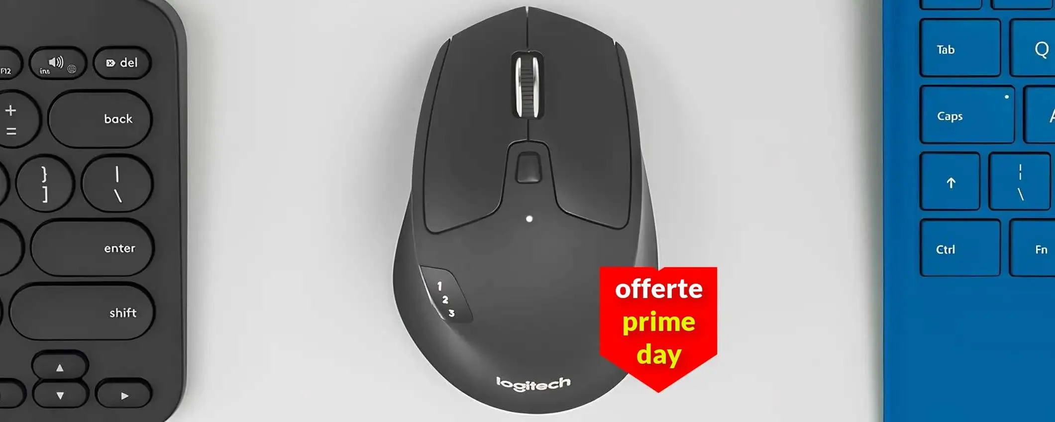 Mouse Bluetooth Logitech in sconto a 34€: da non perdere con le offerte Prime