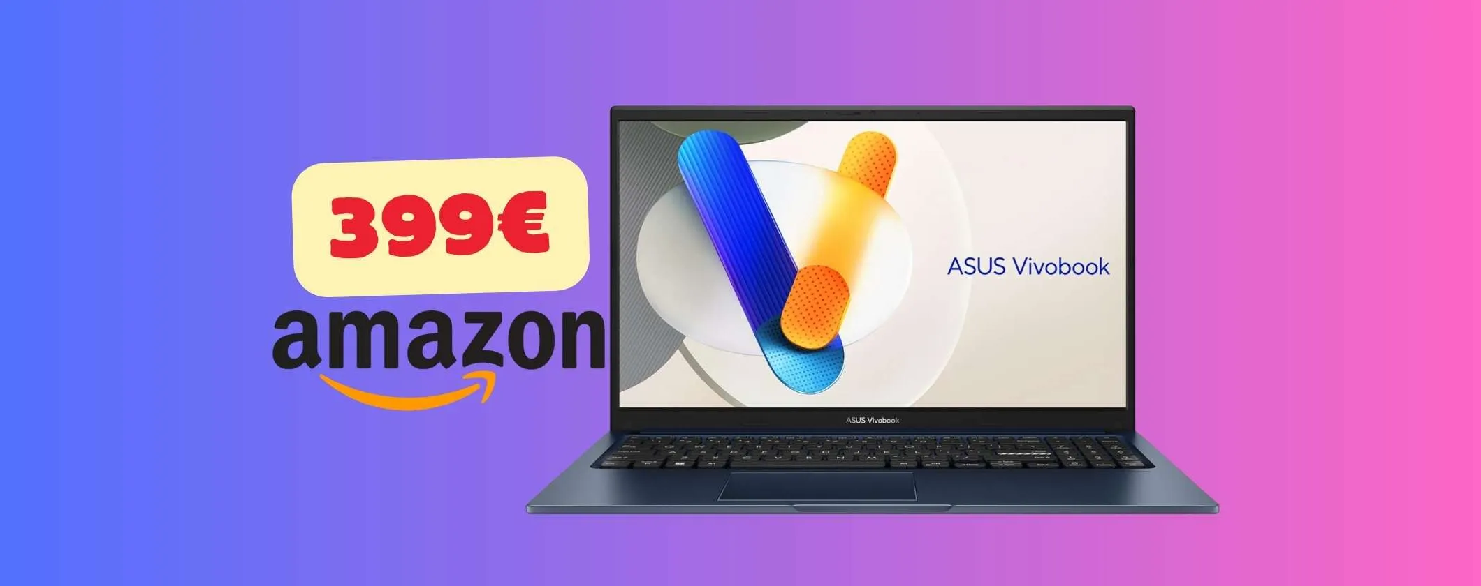 ASUS Vivobook 15: ottimo portatile che costa poco con sconto del 20%