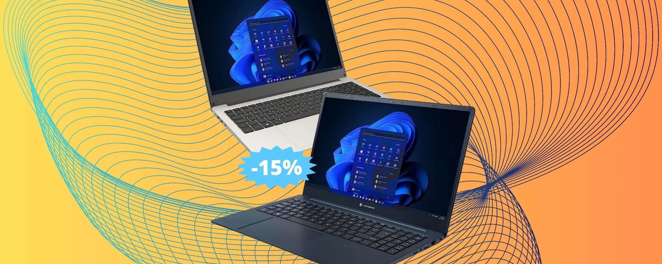 Notebook Dynabook Toshiba Satellite Pro: raffinato, potente e in sconto