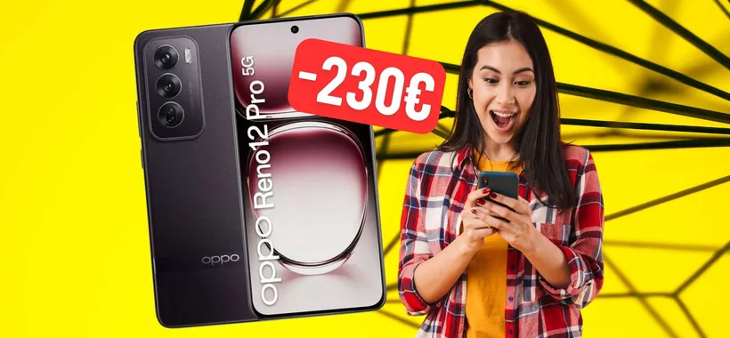 OPPO Reno12 Pro 5G in super sconto del 38% su eBay e risparmi 230€