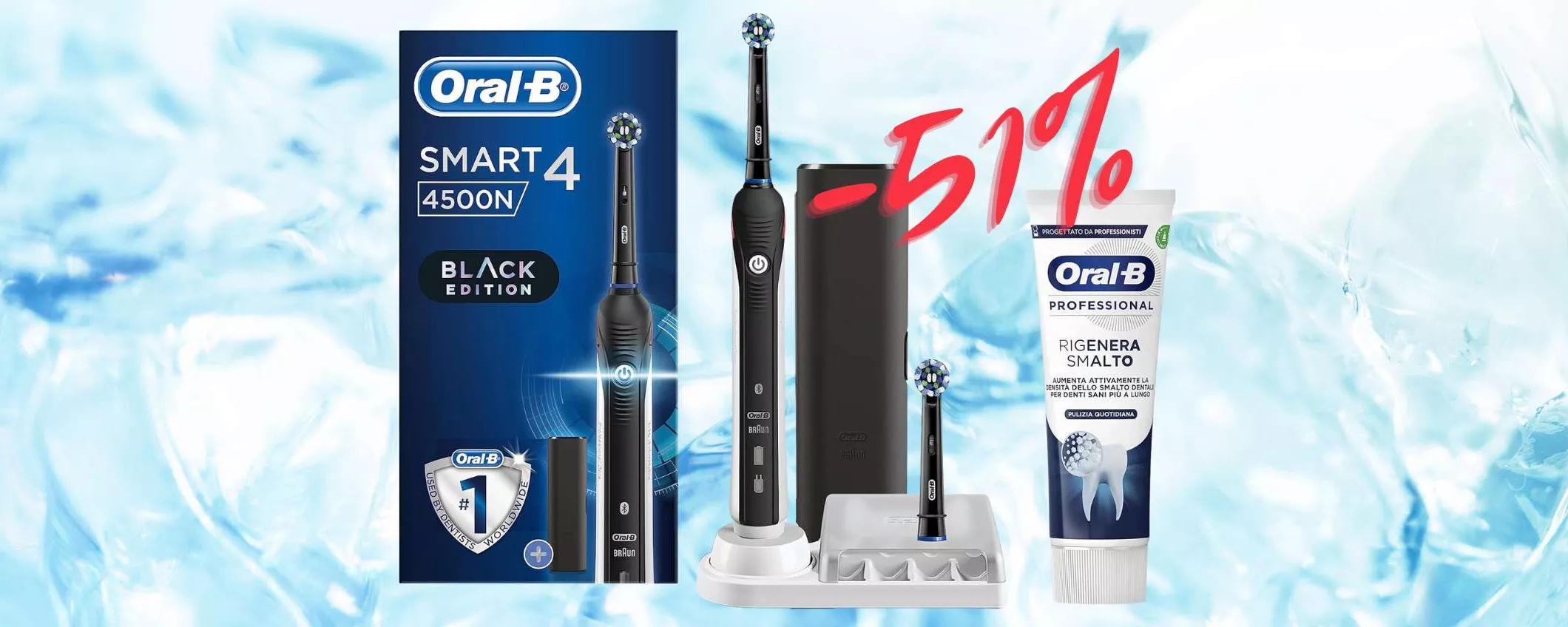 OFFERTA A TEMPO per il MIGLIORE spazzolino elettrico: Oral-B Smart 4
