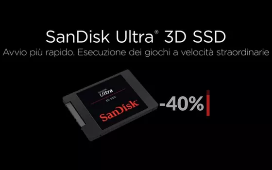 SSD SanDisk 2TB, il prezzo CROLLA a soli 156€: possibile errore