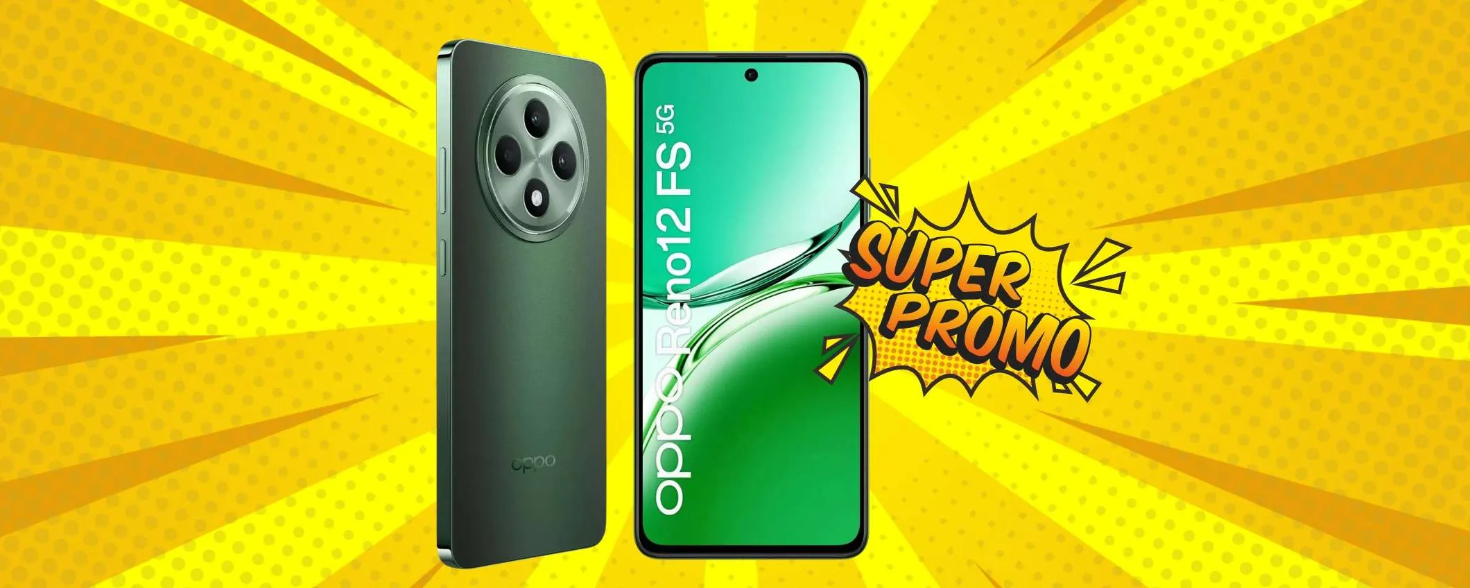 Memoria da 512GB e fotocamera da 50MP: adesso OPPO Reno12 FS 5G è un best buy