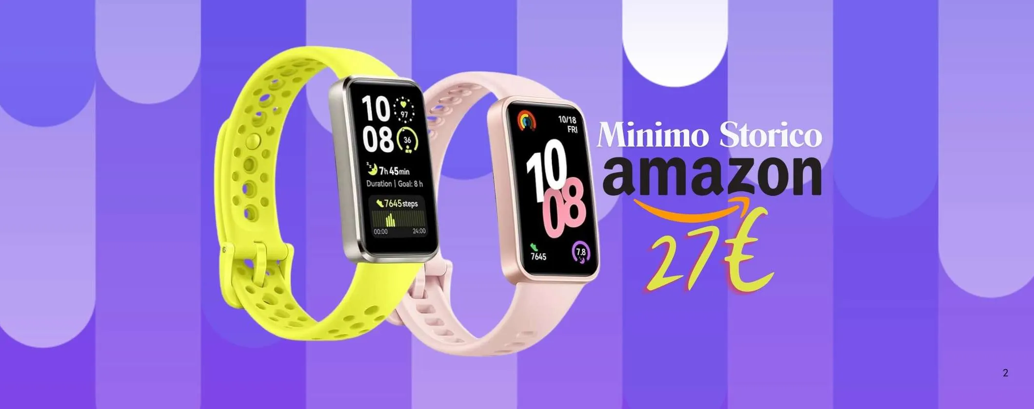 HUAWEI Band 10 al minimo storico su Amazon, un'offerta super