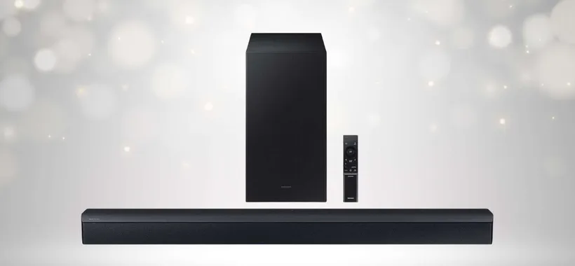 Soundbar Samsung 2.1 a 99 euro: follia Amazon da Black Friday