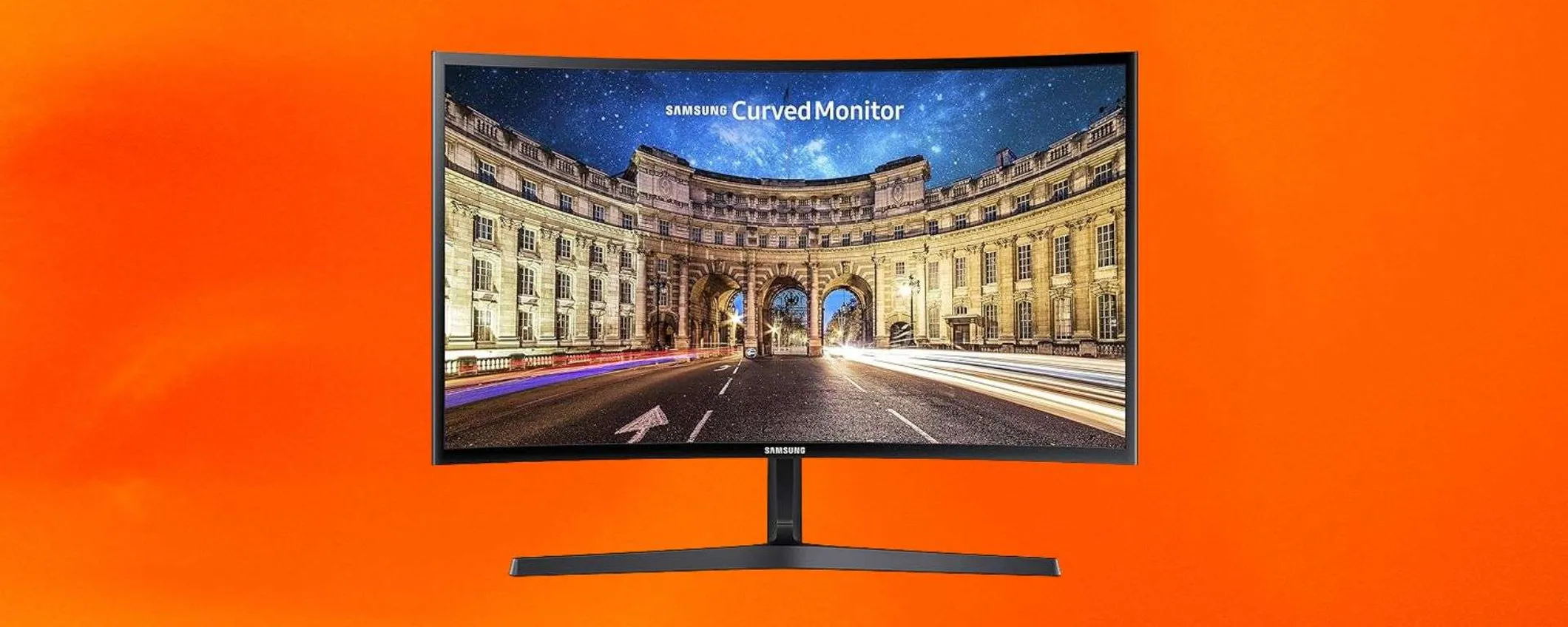 Monitor curvo Samsung in super offerta: lo paghi solo 109,90 euro (Amazon)