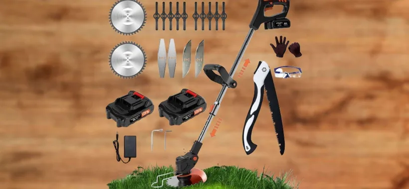 Decespugliatore a 35€ su Amazon: kit con 2 batterie e accessori, prezzo WOW