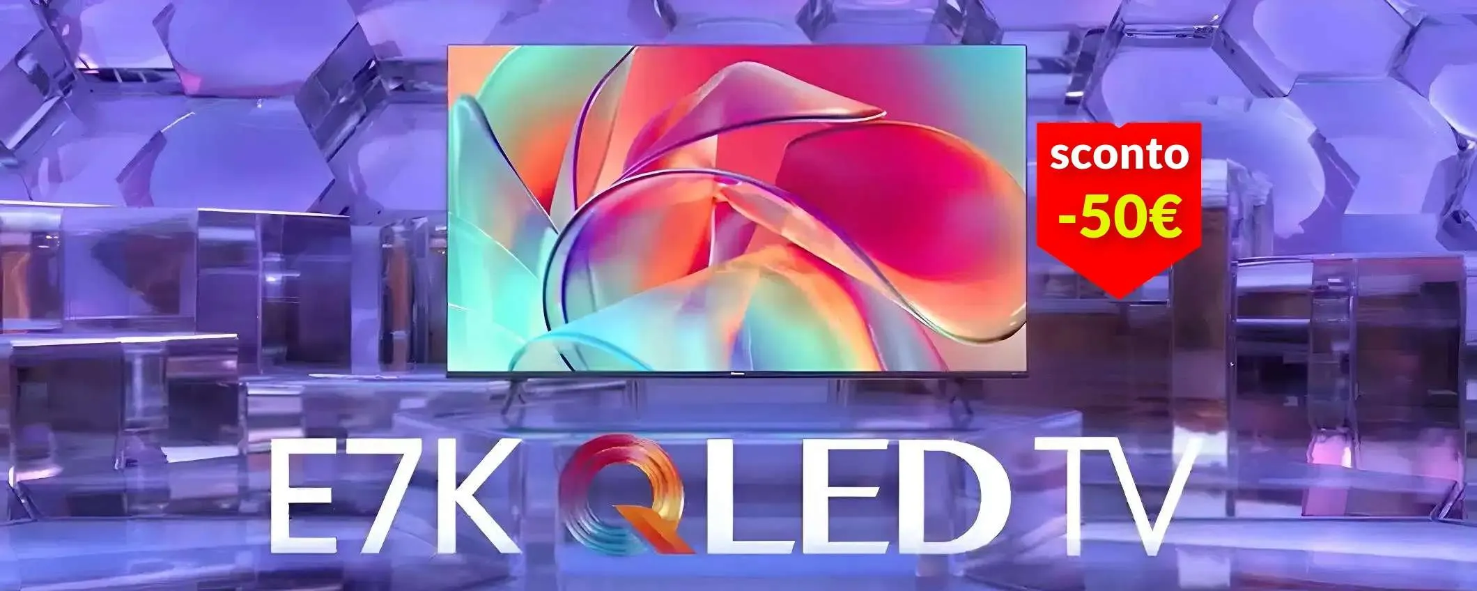 Smart TV 4K Hisense da 65 pollici: risparmia 50€ con le Offerte Prime Day