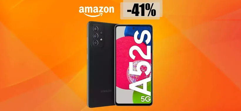 Samsung Galaxy A52s 5G, l'OFFERTA del momento è su Amazon (-193€)