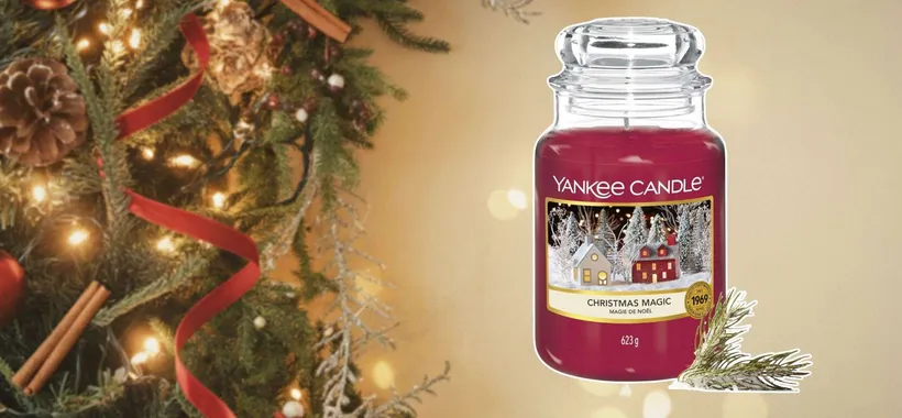L'atmosfera del Natale in barattolo: candela profumata Yankee Candle in SUPER SALDO