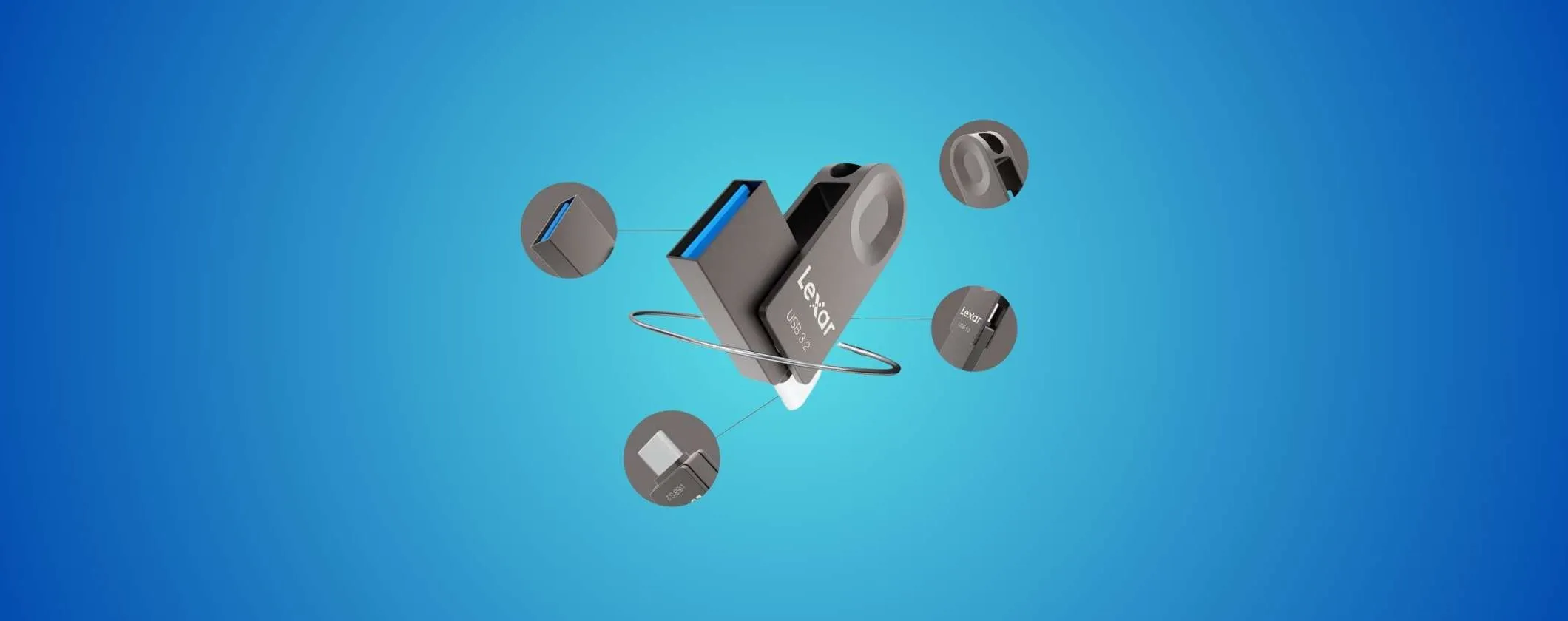 Pen Drive 2 in 1 Lexar 64GB a soli 11€ con il Prime Day