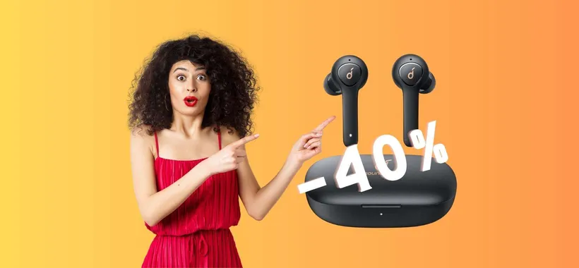 Soundcore Life P2: auricolari wireless in SCONTO del 40% su Amazon