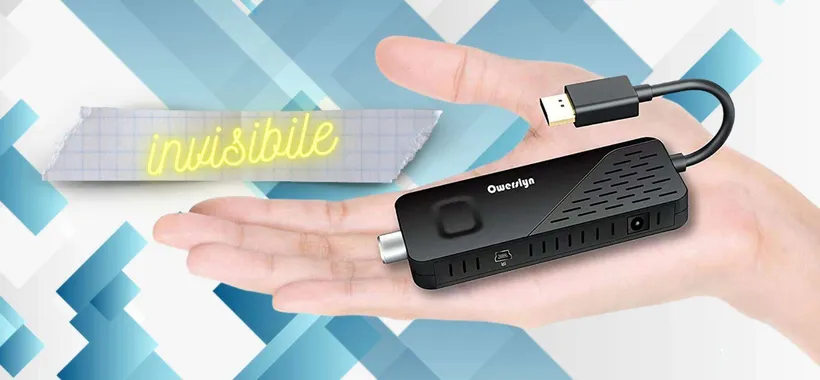 Digitale terrestre: acquista il decoder invisibile alimentato tramite USB