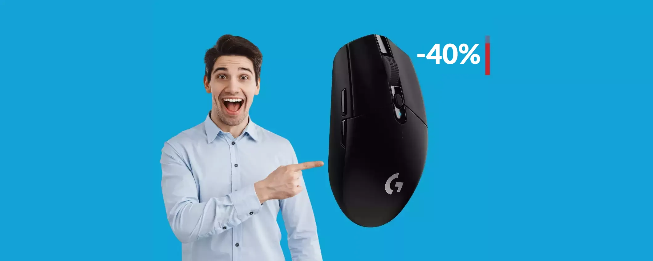 Mouse Logitech con tasti programmabili: precisione assoluta (44€)