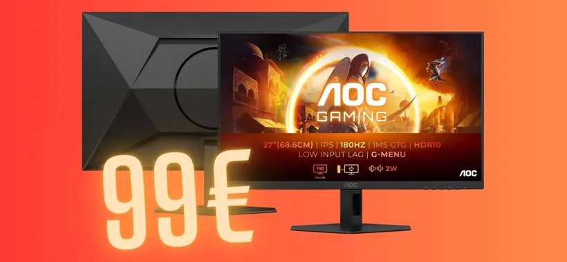 Monitor AOC Gaming da 27 pollici al minimo storico Amazon, solo 99€
