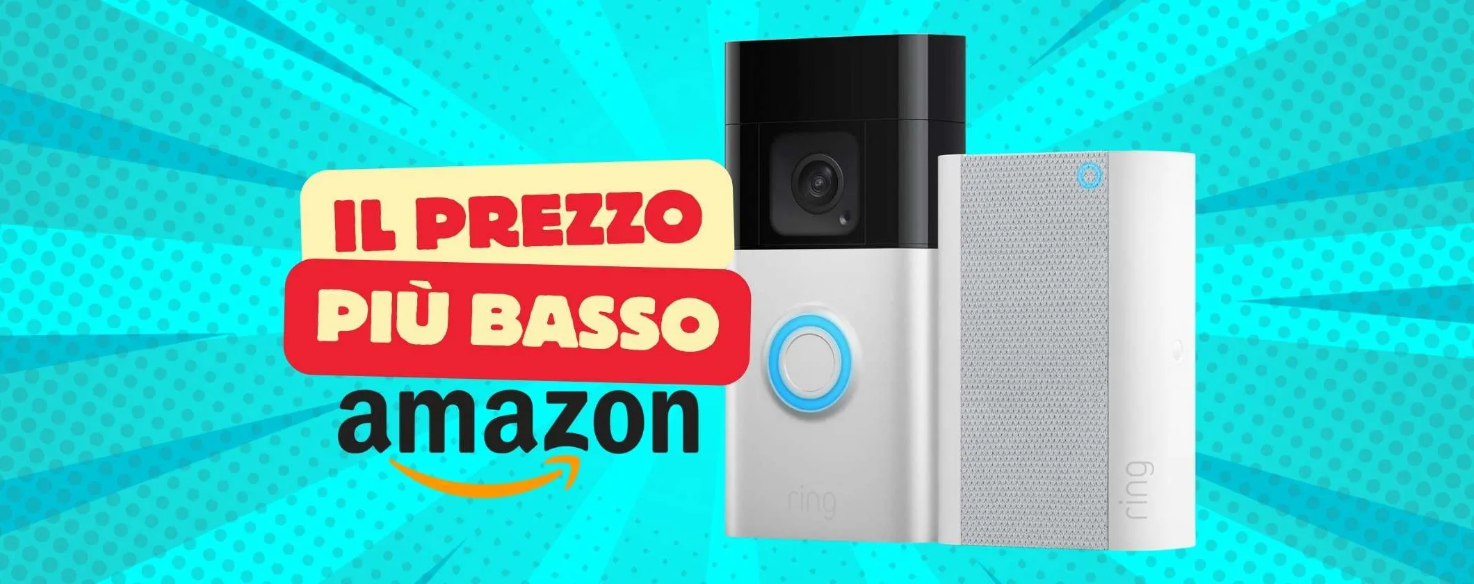 Videocitofono Ring Plus con ripetitore incluso al minimo storico Amazon