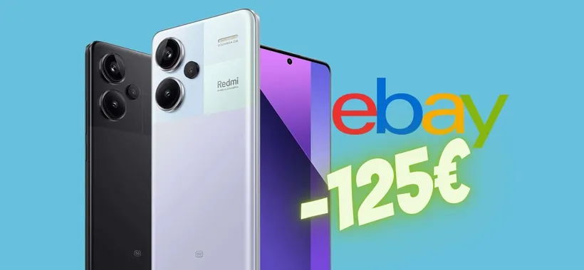Redmi Note 13 Pro+ 5G (12GB/512GB) con fotocamera 200MP (-125€)