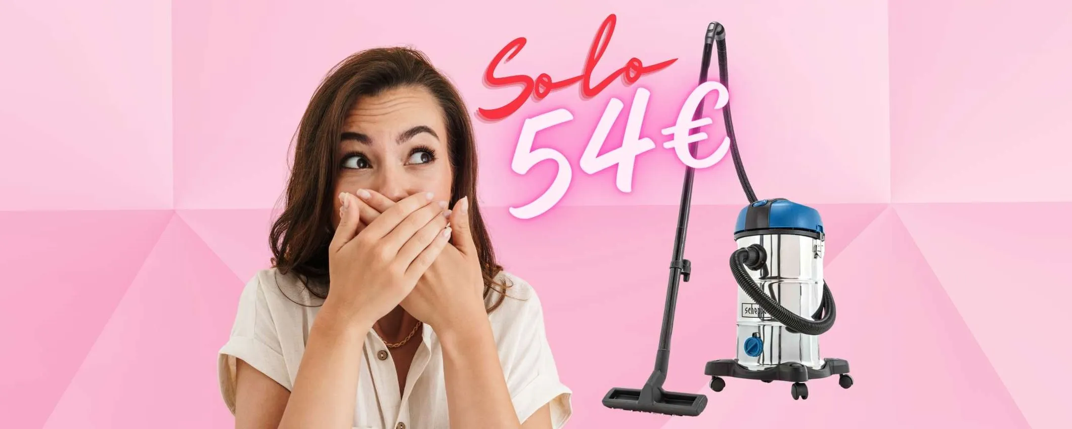 Bidone aspiratutto, anche i liquidi, su eBay in OFFERTA FOLLE a 54€