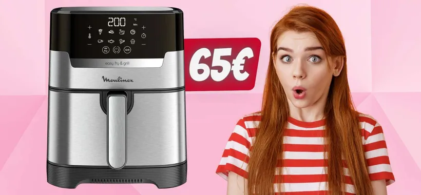 Friggitrice ad aria 2 in 1 da 4,2 litri in SUPER SCONTO, tua a 65€