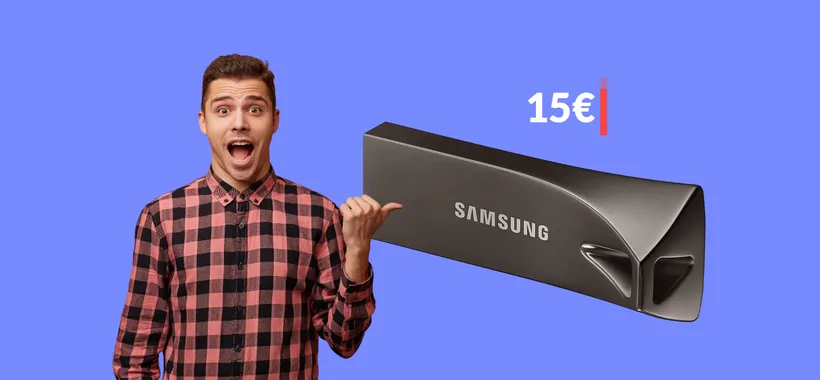 Chiavetta USB 32GB Samsung in sconto: 15€ per questa BOMBA