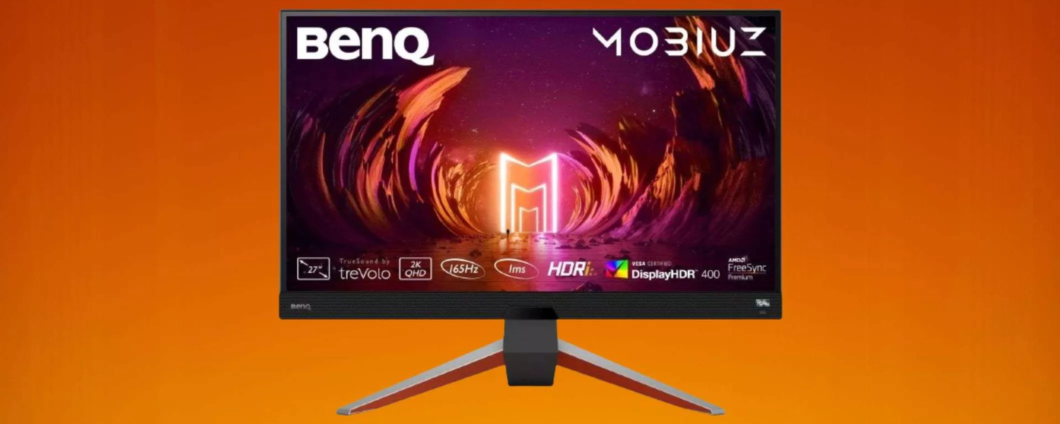 Monitor da gaming Benq Mobiuz in offerta ad un PREZZO LEGGENDARIO su Amazon