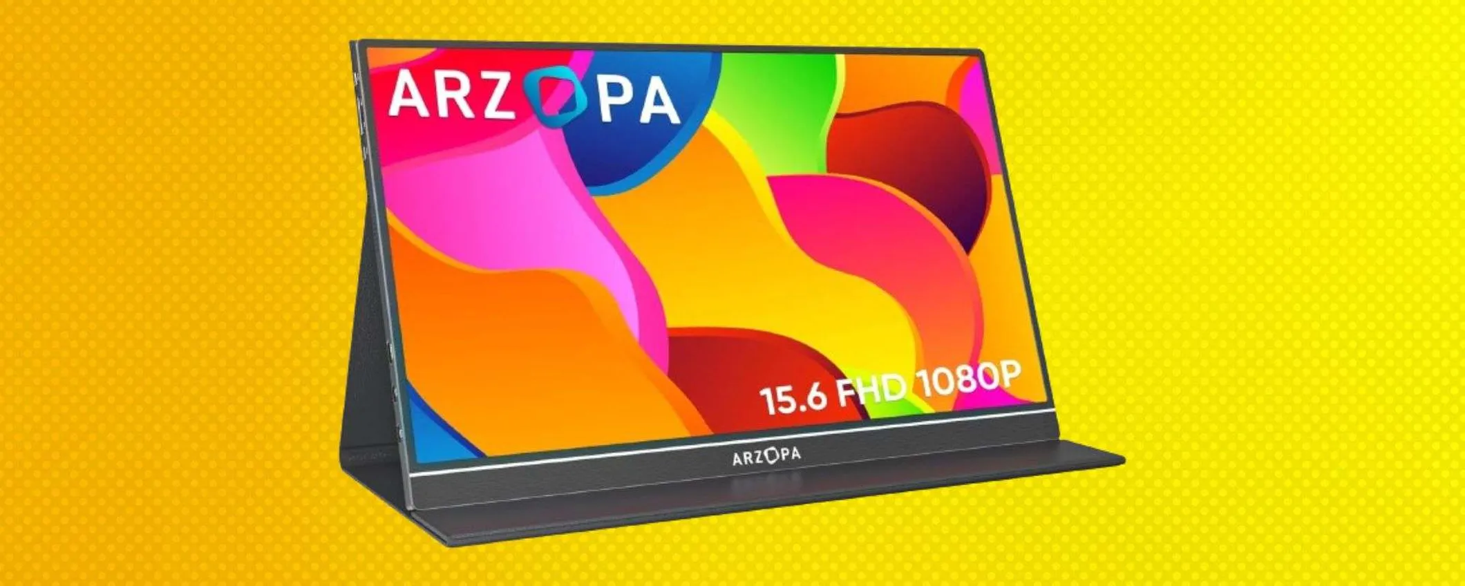 Monitor portatile in offerta a meno di 100€: perfetto (anche) per il gaming