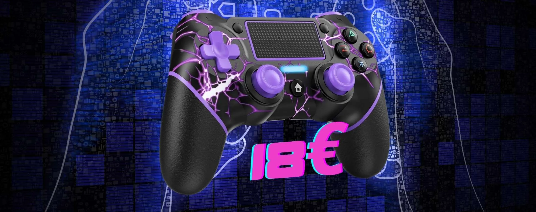 Controller wireless per PC e PlayStation a soli 18€: convenienza senza rivali