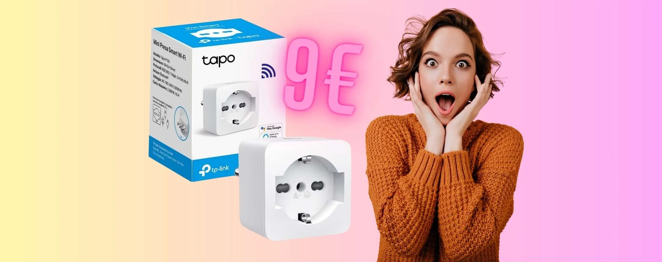 Rendi smart ogni elettrodomestico con la presa WiFi Tapo P105 a 9€