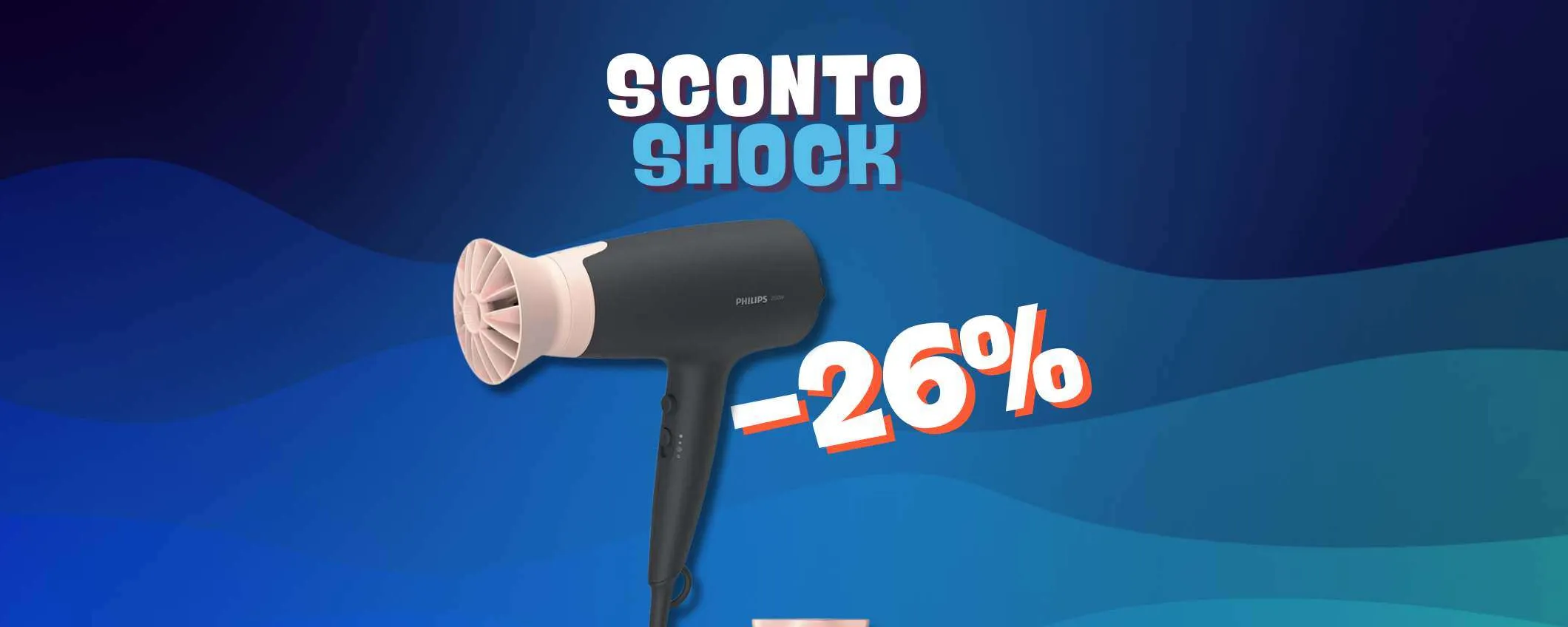Asciugacapelli Philips Serie 3000 in sconto TOP (-36%)