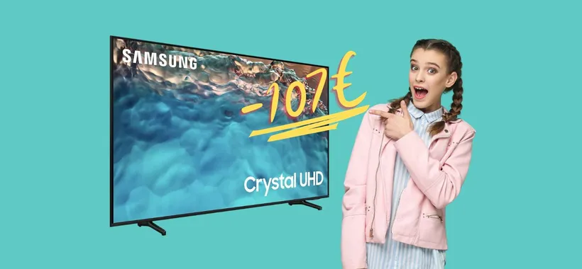 Samsung: smart TV da 43" con chip Crystal 4K UHD a 107€ in MENO