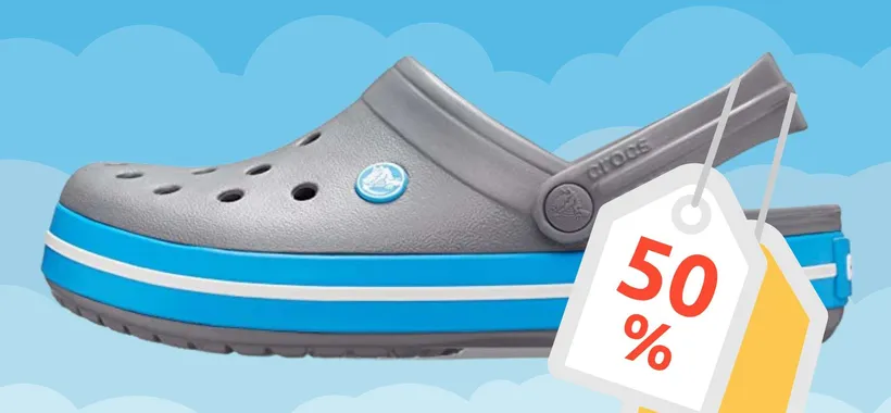 Queste Crocs STRATOSFERICHE sono in sconto del 51% su Amazon (27€)
