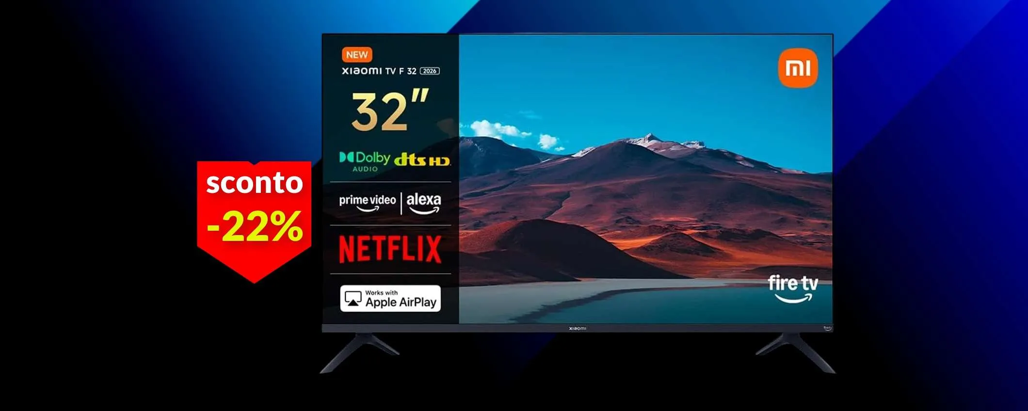 Smart TV Xiaomi a soli 139€: è l'occasione del giorno su Amazon