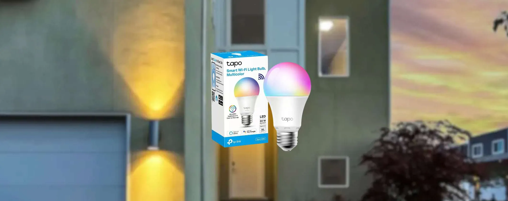 Lampadina WiFi Tapo Multicolore a soli 7€ su Amazon